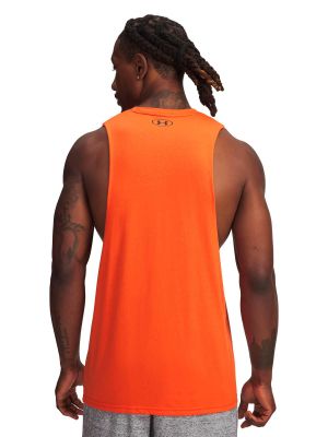 Imagen 2 del producto Polera Sin mangas Training  hombre Project Rock naranja 