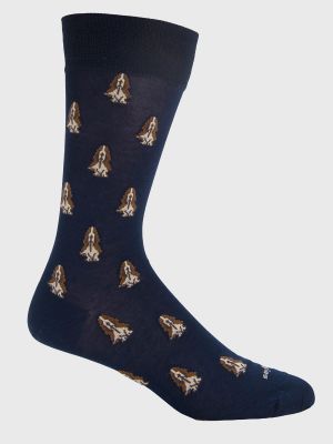 Imagen 1 del producto Calcetin Algodón Hombre D Basset Azul