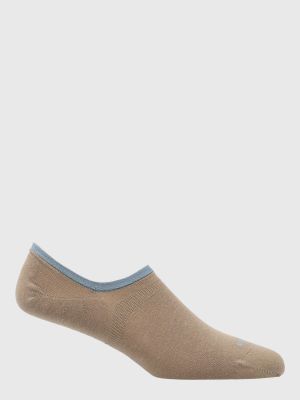 Calcetín Algodón Hombre Inv Plain Beige/Crudo