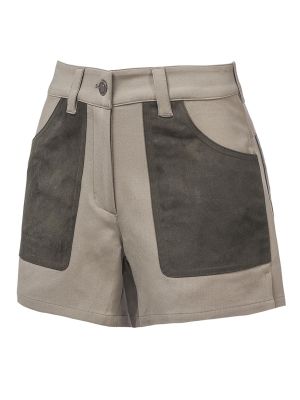 Short Wax Carcans Verde Oscuro Mujer