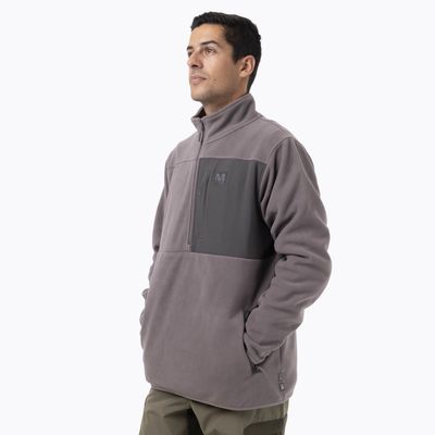 Imagen 2 del producto Polar Hombre D Snap Microfleece Gris Oscuro