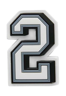 Imagen 1 del producto Jibbitz B&n Número 2 Blanco