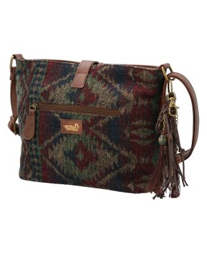 Imagen 2 del producto Cartera Textil Mujer Ethnic Cross Rojo