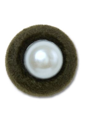 Jibbitz Perla Verde Terciopelo SMT Verde