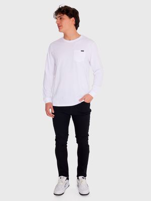 Pantalón Hombre Straight Fit Negro