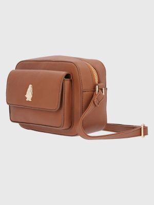 Imagen 2 del producto Cartera Ecocuero Café Dogan Cross Mujer