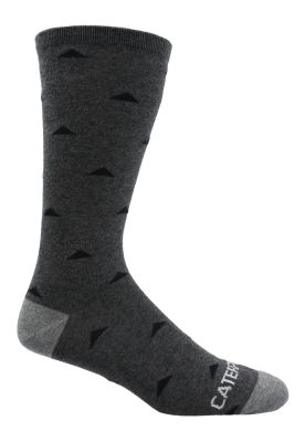 Imagen 2 del producto Calcetín Largo Diseño Tiangulos Hombre Gris Oscuro