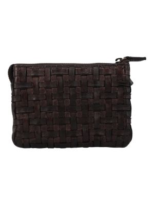 Imagen 2 del producto Billetera Cuero Mujer Ws Braid Pouch Café