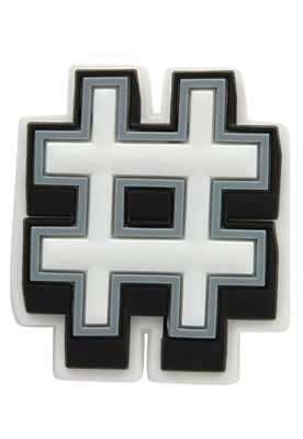 Imagen 1 del producto Jibbitz Hashtag Blanco