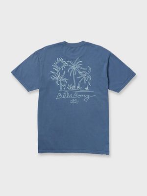 Imagen 2 del producto Polera Hombre Palms In The Sun Azul Billabong