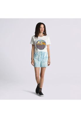 Short Marble Print Short Celeste Mujer