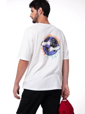 Imagen 2 del producto Polera Manga Corta Hombre Diseño SCI FI Blanco