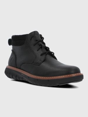 Botin Cuero Hombre Smart Lace Boot Negro