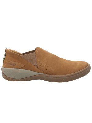 Zapato Slip On Cuero Mujer Munro Café