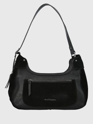 Cartera Ecocuero Mujer Lauren Hobo Negro