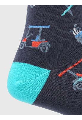 Imagen 2 del producto Calcetín Algodón Hombre C Cuff Golf Azul