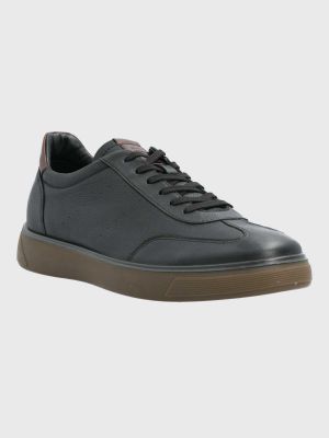 Imagen 1 del producto Zapatilla Cuero Hombre Bloor Negra