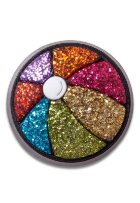 Jibbitz Crocs Pelota Colores Glitter Multicolor