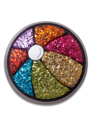 Jibbitz Crocs Pelota Colores Glitter Multicolor