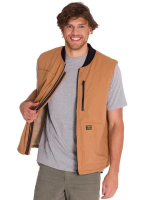Imagen 2 del producto Chaqueta SinMangas Utility Sherpa Hombre Café Claro