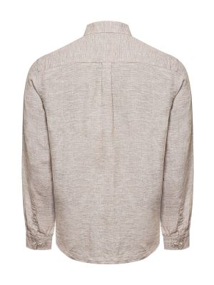 Imagen 2 del producto Camisa Lino Orgánico Hombre Linentex Café