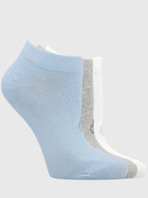 Pack 3 Calcetin Mujer Body II Gris/Blanco/Celeste