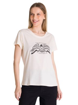 Imagen 1 del producto Polera Manga Corta Mujer Crew Diseño Blanco