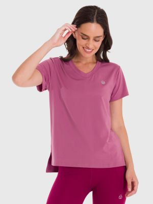 Imagen 1 del producto Polera Mujer V-Neck Rosada
