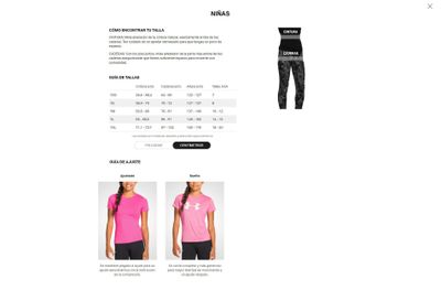 Imagen 2 del producto Calza Leggings Ankle Heatgear® Niña Negro