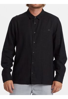 Camisa Manga Larga Hombre Ricardo Negra