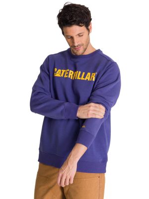 Imagen 2 del producto Polerón Crewneck Hombre Logo Azul