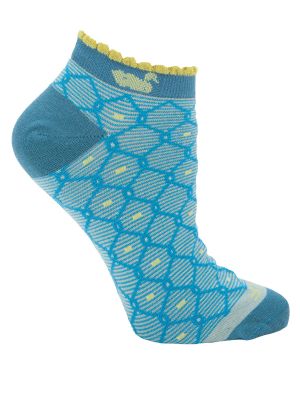 Calcetin Bambú Mujer Ped St Diam Verde