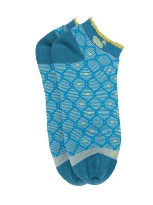 Imagen 2 del producto Calcetin Bambú Mujer Ped St Diam Verde