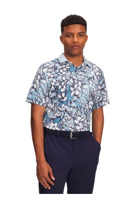 Polera Manga Corta Golf para Hombre Drive Chill Azul