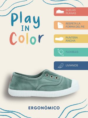 Imagen 2 del producto Zapatilla Niño Sunset Celeste