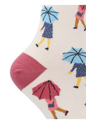 Imagen 2 del producto Calcetines Umbrella Mujer Beige