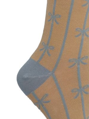 Imagen 2 del producto Calcetín Algodón Mujer Kh Ribbon Beige