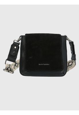 Cartera Ecocuero Negro Lynn Cross Mujer