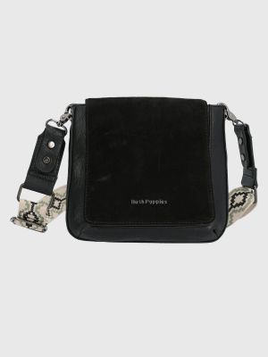 Cartera Ecocuero Negro Lynn Cross Mujer