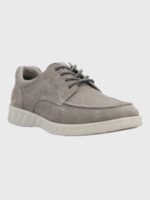 Zapato Cuero Hombre Spinal Broke Gris