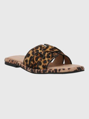 Sandalia Cuero Mujer Antibes Animal Print