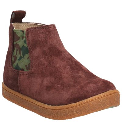 Botín Cuero Niño Piombino Café