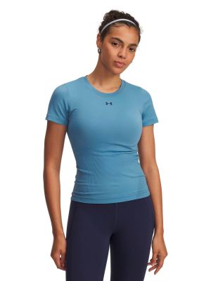 Polera Manga Corta Training para mujer Vanish Seamless azul