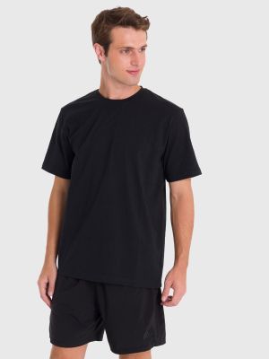 Polera deportiva Hombre Printed T-Shirt Negro