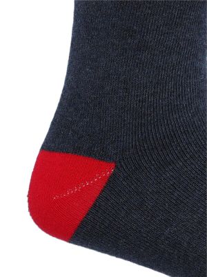 Imagen 2 del producto Calcetín Algodón Hombre Heavy Plain Azul Oscuro