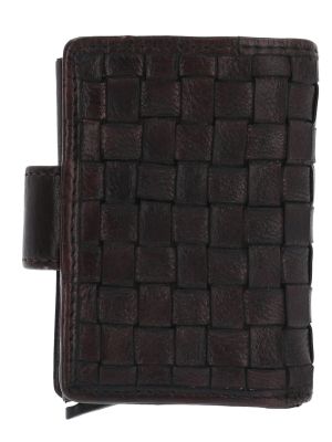 Imagen 2 del producto Billetera Cuero Mujer Ws Braid Multicards Café