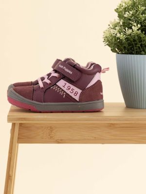 Imagen 1 del producto Botin Cuero Columbus Niña Rosado