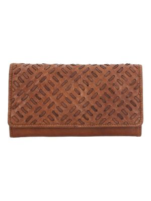 Imagen 2 del producto Billetera Cuero Mujer Ws Braid Wallet Camel