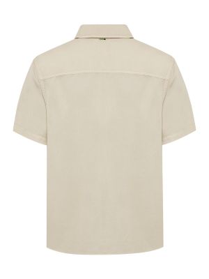 Imagen 2 del producto Camisa Tencel Hombre Beige