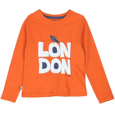 Polera Niño London Naranja